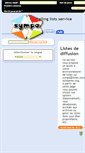 Mobile Screenshot of listes.ressources-solidaires.org