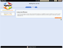 Tablet Screenshot of listes.ressources-solidaires.org